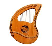 HAJHI 16/10/19 Corde Arpa Lira Tipo di Scatola Camera di Risonanza Mogano Strumenti arpa in Metallo Codice del Pianoforte Concerti Lyre Harp Matrimonio Livello di ingresso(19-string - A)