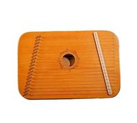 HAJHI 16/10/19 Corde Arpa Lira Tipo di Scatola Camera di Risonanza Mogano Strumenti Arpa in Metallo Codice del Pianoforte Concerti Lyre Harp Matrimonio Livello di Ingresso(19-String - C)