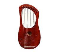 HAJHI 16/10/19 Corde Arpa Lira Tipo di Scatola Camera di Risonanza Mogano Strumenti arpa in Metallo Codice del Pianoforte Concerti Lyre Harp Matrimonio Livello di ingresso(10-string - curry)