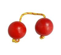 HAJHI Apprendimento Precoce Asalato Ritmo Percussione Filatura, Regolabile Corda Kashaka Facile da Imparare Palla di Sabbia Africano Aslatuas Principianti Amanti(Red)