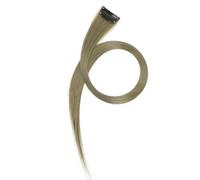 HAJHI Ciocche Colorate Per Capelli Cosplay 3 Pezzi Hair Tinsel Possono Essere Arricciate Tagliate Fate Lucide Lisce Hair Extensions Clip BB Invisibili(Grey-green)