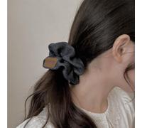 HAJHI Denim Scrunchies Per Capelli Con Tasca Cerniera Portatile Elasticità | Elastici Per Capelli Con Cerniera Scomparto Nascosto Elastico Per Capelli Con Tasca Soldi Chiavi Per Tutti I Giorni(B)