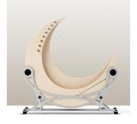 HAJHI Grecia Acero Strumenti per Arpa 8/11/15 Corde Arpa Lira Genitore-Figlio Suonare Stabile Tono Coltivare Musicale Interesse Lyre Harp Insegnamento(8-note log+free stand)