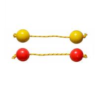 HAJHI Livello di ingresso Kashaka Banda Accompagnamento Percussioni per Adulti, 2 Pezzi Strumento Asalato Ritmo Punta delle Filatura Oggetti di Scena Ambientali Coro(D)