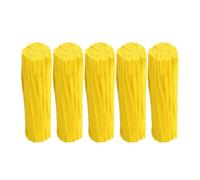 HAJHI Pipe Cleaner Criptato Inodore 500 Pezzi Scovolini Colorati Per Lavoretti Pieghevoli Portatili Scovolini Ciniglia Capodanno Festa Decorazioni(Yellow A)