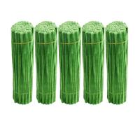 HAJHI Pipe Cleaner Criptato Inodore 500 Pezzi Scovolini Colorati Per Lavoretti Pieghevoli Portatili Scovolini Ciniglia Capodanno Festa Decorazioni(Green A)