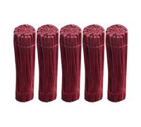 HAJHI Pipe Cleaner Criptato Inodore 500 Pezzi Scovolini Colorati Per Lavoretti Pieghevoli Portatili Scovolini Ciniglia Capodanno Festa Decorazioni(Burgundy)