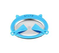 HAJHI Principianti Rolled Ice Cream Maker Negozi Macchina Per Arrotolato Portatile Niente Elettricità Congelamento Gelatiera Istantanea Riutilizzabile Per Frutta Crema(Blue - stainless steel)