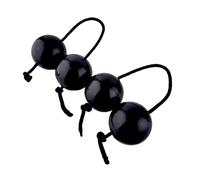 HAJHI Regolabile Corda Shaker Asalato a Due Mani Ritmo Percussioni, 2 Pezzi Tamburello Kashaka Africano Tradizionale Strumenti Aslatuas Facile da Imparare Festa Scuole(Nero)