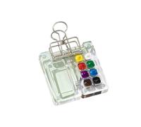 HAJHI Set Di Colori Ad Acquerello All-In-One Acquerelli Da Viaggio Portatile Acrilico Mini Watercolor Paint Set Per Principianti Artisti Professionisti(8-slot)