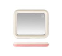 HAJHI Vassoio Per Yogurt Riutilizzabile Portatile Macchina Per Arrotolato Con 2 * Pala Niente Elettricità Gelatiera Arrotolata Per Natale Parti(Pink,27.5 * 22.5cm)