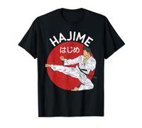 Hajime Cultura Giapponese Arti Marziali Wrestling Karate Amante Maglietta