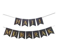 Hajj Mubarak Banner Banner Banner Eid Mubarak Banner Garland Flag Ramadan Kareem Party