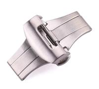 HAJMGUMC 20/22mm Orologio Fibbia Chiusura a Farfalla Fibbia Misura Fit For Panerai Orologi Pieghevole Doppio Fare clic su Farfalla Catenacci Riparazione Sostituire Gli Accessori(Silver 22mm)