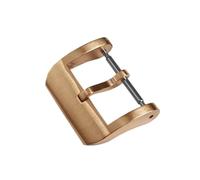 HAJMGUMC Parti dell'orologio Fibbia in bronzo for cinturini Fibbia ad ardiglione spazzolata 20 mm 2.0 con barre a molla
