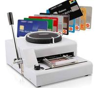 HajMyrdonyx Stampante Manuale Codici VIP ID di Credito, Macchina Stampa Tipografica Rotocalcografica, Macchina Stampa Tipografica Carte in PVC 72 Caratteri per PVC E Carte di Credito