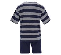 Hajo Pigiama Da Uomo Set - Shorty, Corto, Collo Henley, Klima-Light, Cotone...