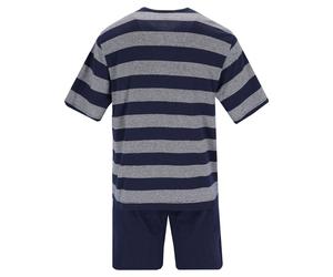 Hajo Pigiama Da Uomo Set - Shorty, Corto, Collo Henley, Klima-Light, Cotone...