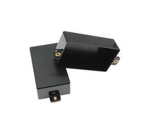 HAJXZH Coperture per pickup per chitarra con 2 pezzi in ABS Copertura per pickup in plastica smerigliata Copertura per pickup con dado in rame orecchie Shell Accessori per chitarra