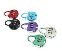 HAJXZH - Lucchetto a combinazione per bagagli, con lucchetto a combinazione di sicurezza, per valigie, valigette, 6 colori