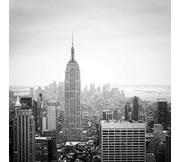Hakan Strand Empire State Building, NYC, Stampe su Tela, 40 x 40 cm, Poliestere, Multicolore