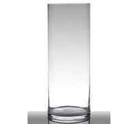 Hakbijl Decorativa in Vetro, Vaso Cilindro H. 50 cm D. 19 cm trasparente