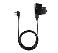 Hakeeta Cavo PTT U94, Adattatore Militare Versione Mobile Tipo U94 Cuffie con riduzione del Rumore PTT per Radio a 2 Vie BAOFENG UV5R a 2 Pin, TYT F8, Mml UV100.