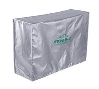 Hakeeta Copertura del condizionatore d'Aria per Le unità Esterne - Rivestimento in Poliestere Resistente Tessuto Resistente all'Acqua Design Antivento per la casa(3p （92 * 35 * 69）)