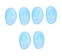 HAKIDZEL 12paia Copriorecchie Silicone Per Salone Di Bellezza Protezione Per Orecchie Durante La Dei Blu