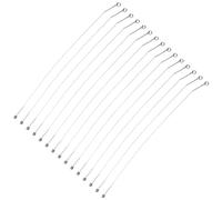 HAKIDZEL 15 Pezzi Affetta Formaggio in Acciaio Inox Filo Multipurpose per Cucina Domestica, Design Antiaderente, Dimensioni 16,4x0,3x0,2 Cm Argento per Affettare Prosciutto e Formaggio