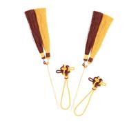 HAKIDZEL 2 Pezzi Nappa Decorativa Jian in Poliestere per Spada Tai Accessorio Tradizionale per Esibizioni Wushu Cordino Intrecciato a Mano per Allenamento Arti Marziali