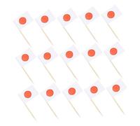 HAKIDZEL 200 Pezzi Bandiera Stuzzicadenti Minibandiera Stuzzichini con Bandiera Decorazioni per Feste Giapponesi Scelte di Bandiera Plettri Bandiera del Giappone Carta Stati Uniti