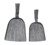 HAKIDZEL 2pezzi Palette per Cenere in Forgiate Resistenti e Leggere Utensili da Cucina per Barbecue e Carbone senza Odore e Sicure per Casa Facili da Maneggiare e Conservare