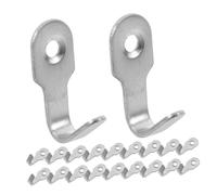 HAKIDZEL 30 Set Mini Ganci Parete in Acciaio Inossidabile Ganci U Resistenti per Appendere Asciugamani da Bagno e Utensili da Cucina Organizzatore Salvaspazio per Spazi Compatti