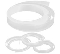 HAKIDZEL 4 Pezzi di Copri Aste per Occhiali in Plastico Trasparente, Protezioni Antiabrasione e Comfort Migliorato per Accessori Occhiali da Vista