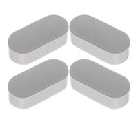 HAKIDZEL 4pezzi Paracolpi Water In Plastica, Guarnizioni Per Sedile Wc, Tappetini Per Aumentare L'Altezza, Assorbimento Degli Urti, Accessori Universali Per Bidet