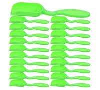 HAKIDZEL 50 pezzi palette per terriccio per piante grasse, mini pala verde in plastica, maneggevole per gestire il terreno, per trapianto in casa e all'aperto