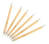 HAKIDZEL 6 Matite Cancellabili in Bambù Beige, Pratiche e Riutilizzabili, per Insegnanti e Pittori, Set da 6 Pezzi per Disegno Artistico e Schizzi Precisi