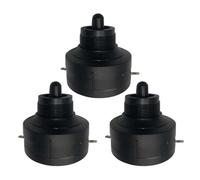 HAKIDZEL Adattatore Piezoelettrico per Altoparlanti Auto 3 Pezzi Nero in Plastica Resistente per Sostituzione Compatibile Diffusori Tweeter per Auto