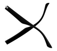 HAKIDZEL Aste di Ricambio Tr90 per Occhiali da Sole Doppi Denti, Larghezza 9,5 MM, Coppia per Sostituzione Gambe Occhiali da Vista