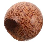 HAKIDZEL Bicchiere in Legno Rotondo Elegante per Vino Design Unico, Esperienza di Bevuta Confortevole per Uso Domestico e Servizio Acqua