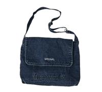 HAKIDZEL Borsa a Tracolla Casual Denim Blu Scuro, Capiente Scomparti, per Donne e Ragazze in Contesto Urbano