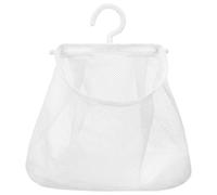 HAKIDZEL Borsa da Appendere in Rete Multifunzionale 34,7x27,6 Cm Gancio Girevole 360° per Mollette, Portaoggetti Cucina e Bagno, Organizer Portafrutta e Accessori Casa