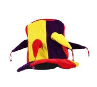 HAKIDZEL Cappello Accessorio Divertente e Feste di Carnevale per Halloween da Giullare Multicolor Campanelli Flessibile per Donna e Uomo