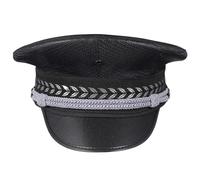 HAKIDZEL Cappello Ampio Bordo Traspirante Cotone-poliestere Design a Rete e Supporto per Performance Sul Palco Nero