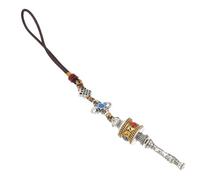 HAKIDZEL Ciondolo Decorativo Tibetano in Lega e Resina Mantra Sei Sillabe, Leggero e Facile da Pulire, per Zaino e Valigia, Design Creativo e Unico