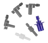 HAKIDZEL Connettore in 6 Braccio Misuratore a per Pressione di da Pezzi Accessori Leggeri Abs Facili Usare per Monitoraggio della, Casa