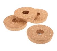 HAKIDZEL Coperchi per Barattoli in Vetro per Piante 4 Pezzi Tappi in Sughero Forati 10 CM per Vasi da Terrazzo e Fioriere