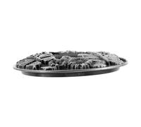 HAKIDZEL Coperchio per Candela Accessorio Versatile in Ferro Argento Design e, Copertura Protettiva Antipolvere per Barattolo di Candela per Decorazione Casa e Feste