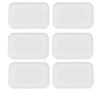 HAKIDZEL Coperchio per Contenitore Salviette Umidificate in Plastica Bianco, 30 Pezzi, Facile da Pulire e Buona Tenuta, Adatto per Vari Contenitori per Salviette